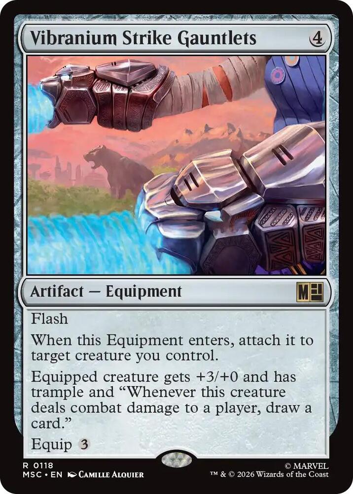 Vibranium Strike Gauntlets 118 (Commander: Marvel Super Heroes) 