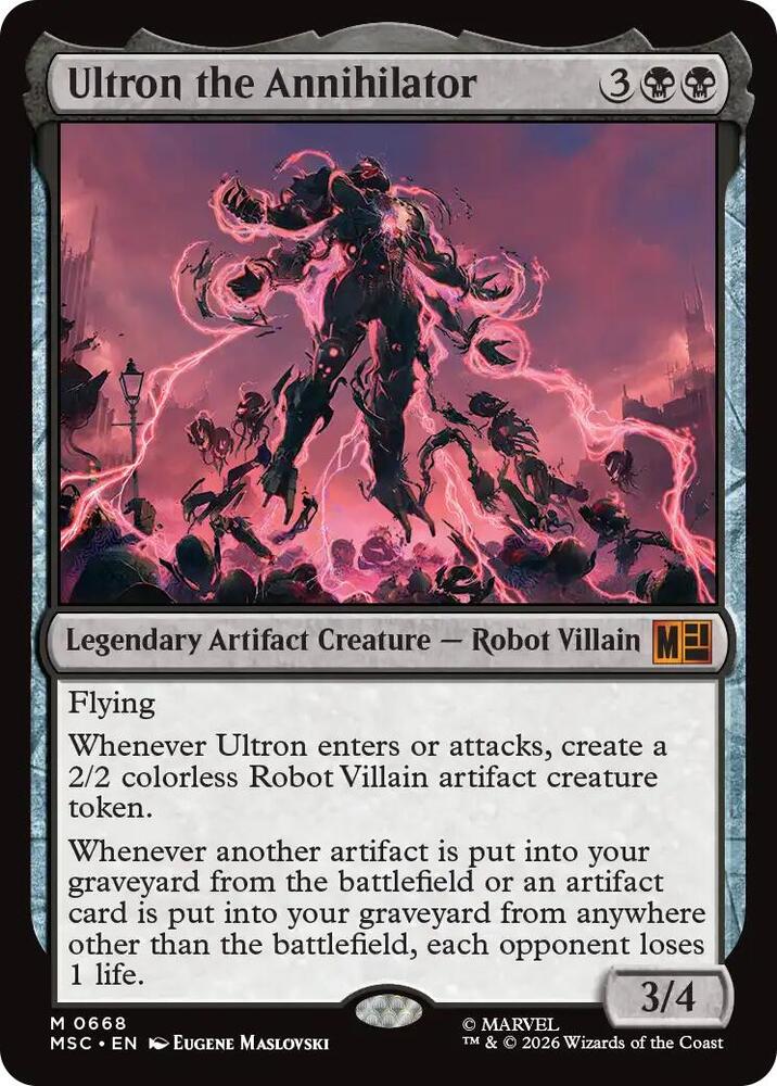 Ultron the Annihilator 668 (Commander: Marvel Super Heroes)  - Foil
