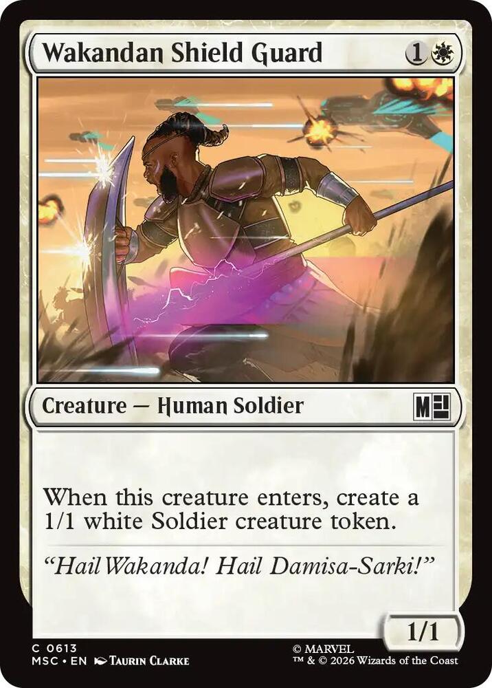 Wakandan Shield Guard 613 (Commander: Marvel Super Heroes) 