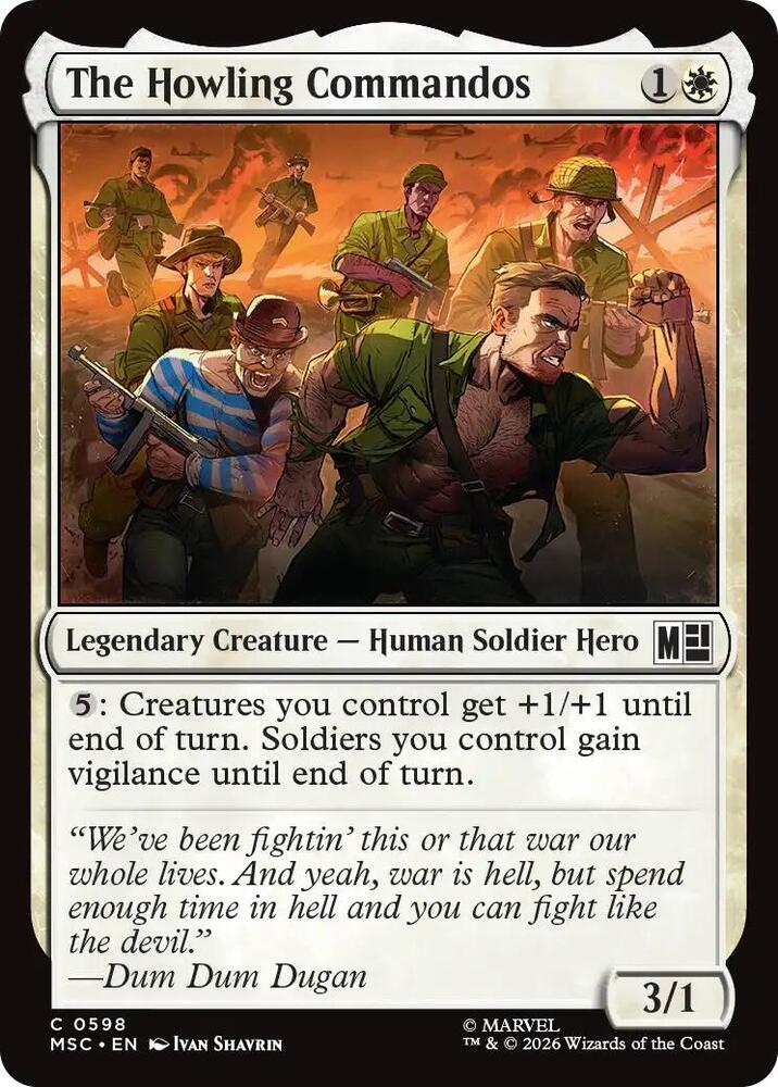 The Howling Commandos 598 (Commander: Marvel Super Heroes) 