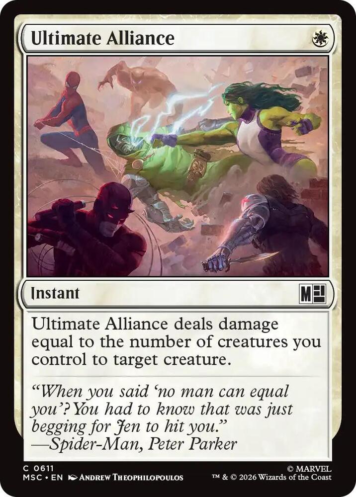 Ultimate Alliance 611 (Commander: Marvel Super Heroes) 