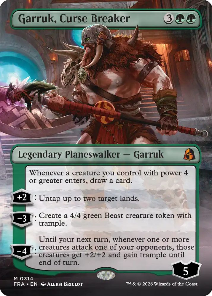 Garruk, Curse Breaker 314 (Reality Fracture)  - Borderless