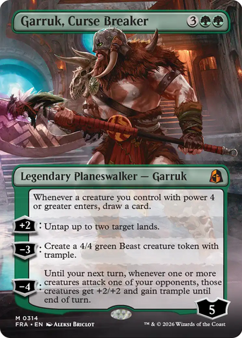 Garruk, Curse Breaker 314 (Reality Fracture)  - Borderless