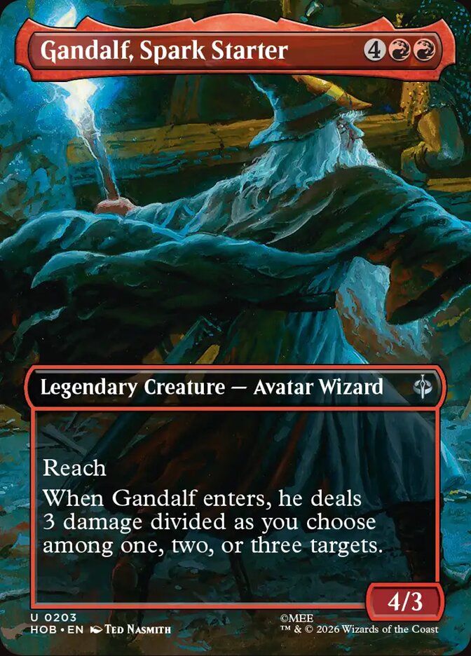 Gandalf, Spark Starter 203 (The Hobbit)  - Borderless