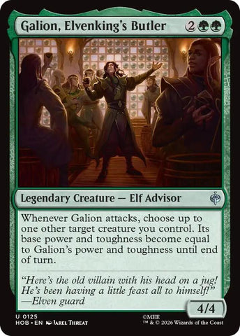 Galion, Elvenking's Butler 125 (The Hobbit) 
