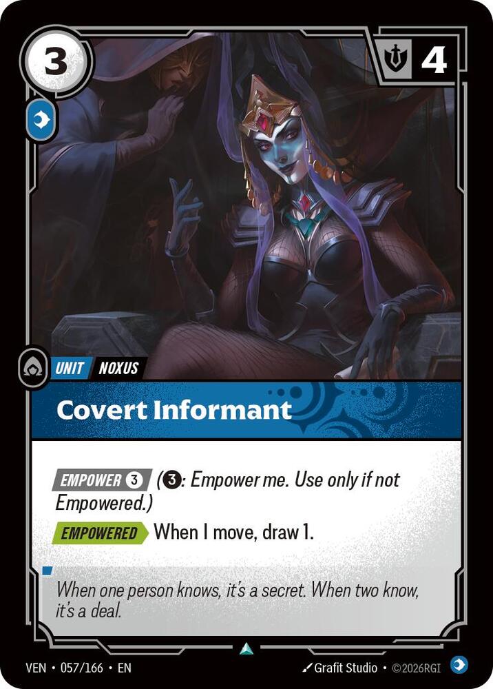 Covert Informant 057/166 (Vendetta)  - Foil