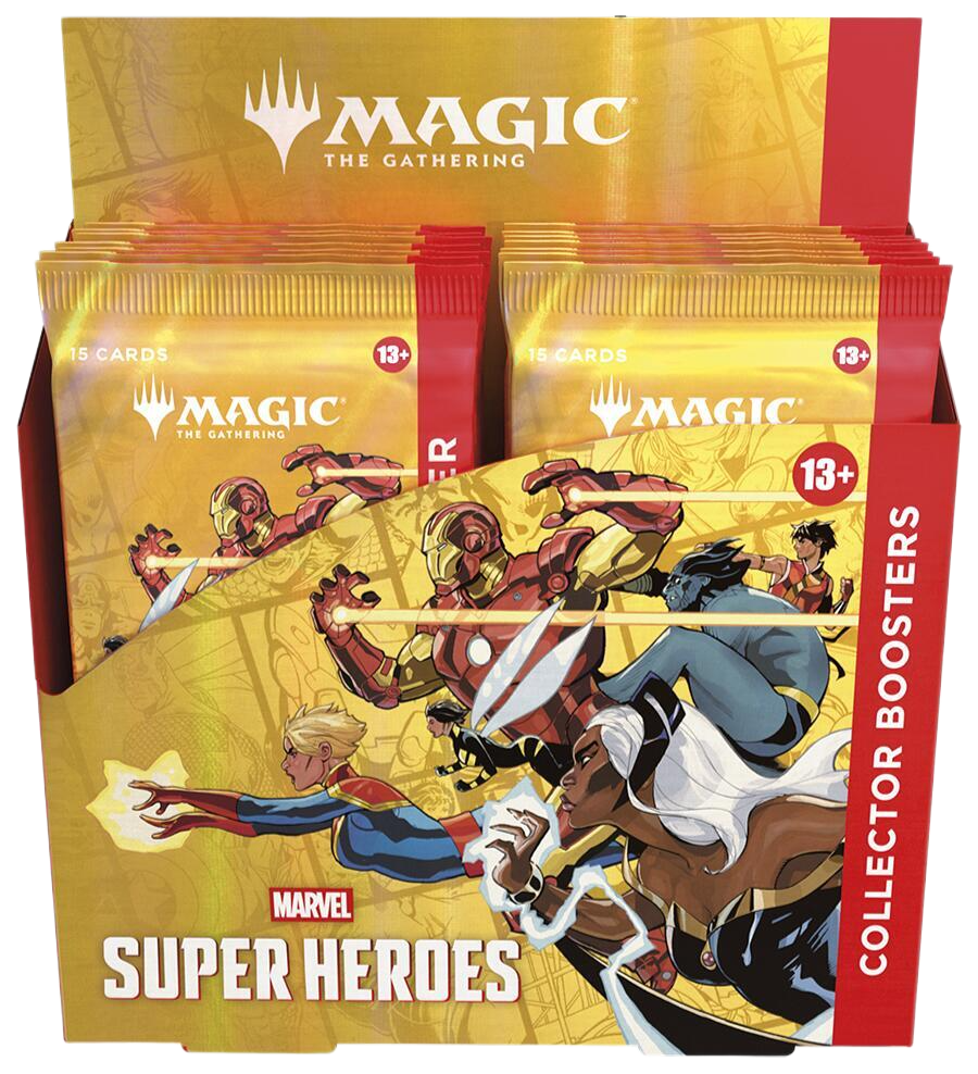Marvel Super Heroes Collector Booster Display