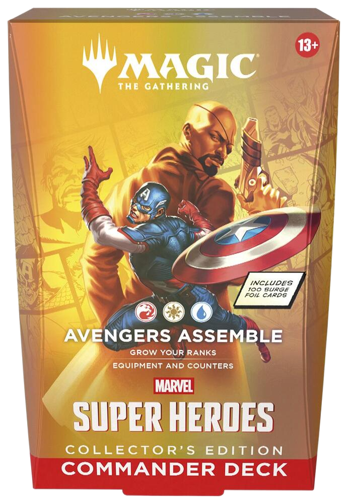 Marvel Super Heroes Commander Deck Avengers Assemble Collectors Edition