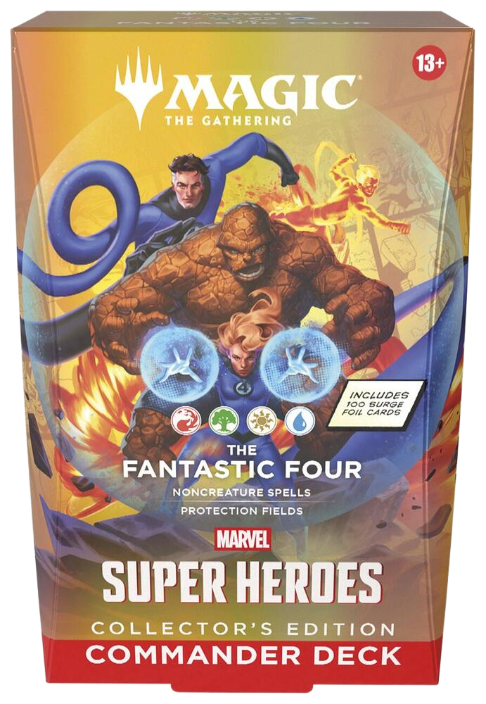 Marvel Super Heroes Commander Deck The Fantastic Four Collectors Edition