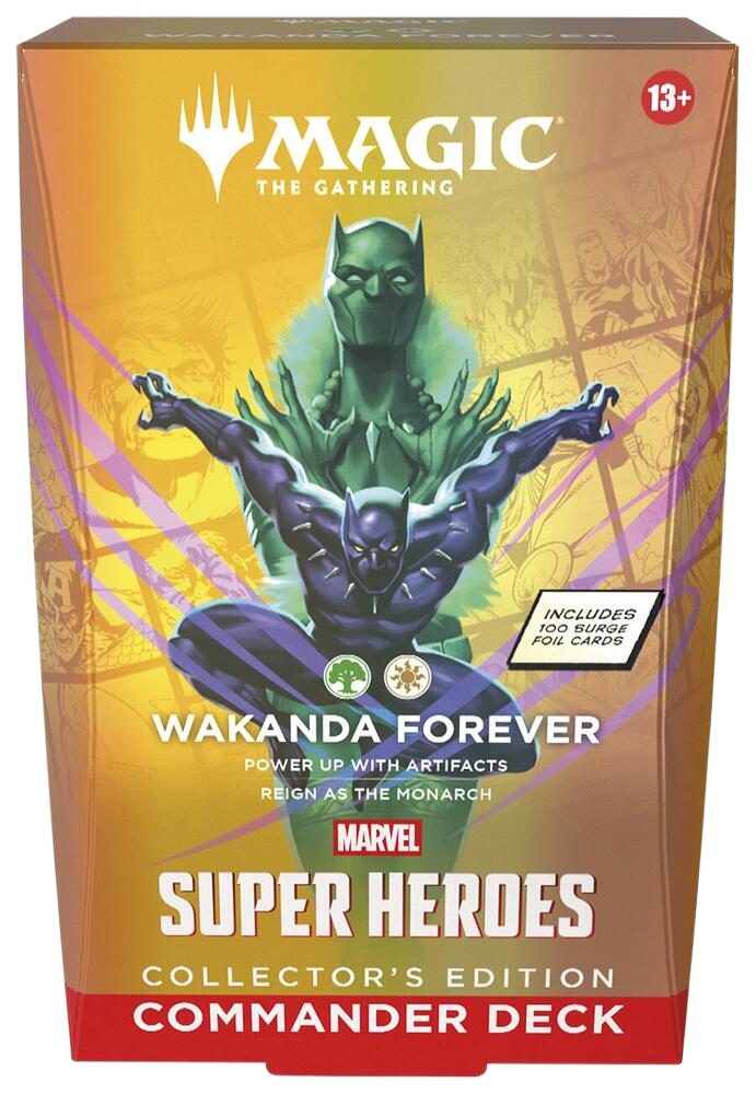 Marvel Super Heroes Commander Deck Wakanda Forever Collectors Edition