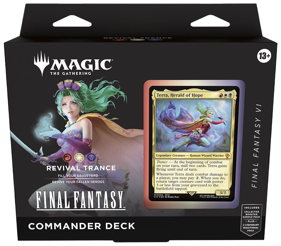 FINAL FANTASY Commander Deck FINAL FANTASY VI Revival Trance