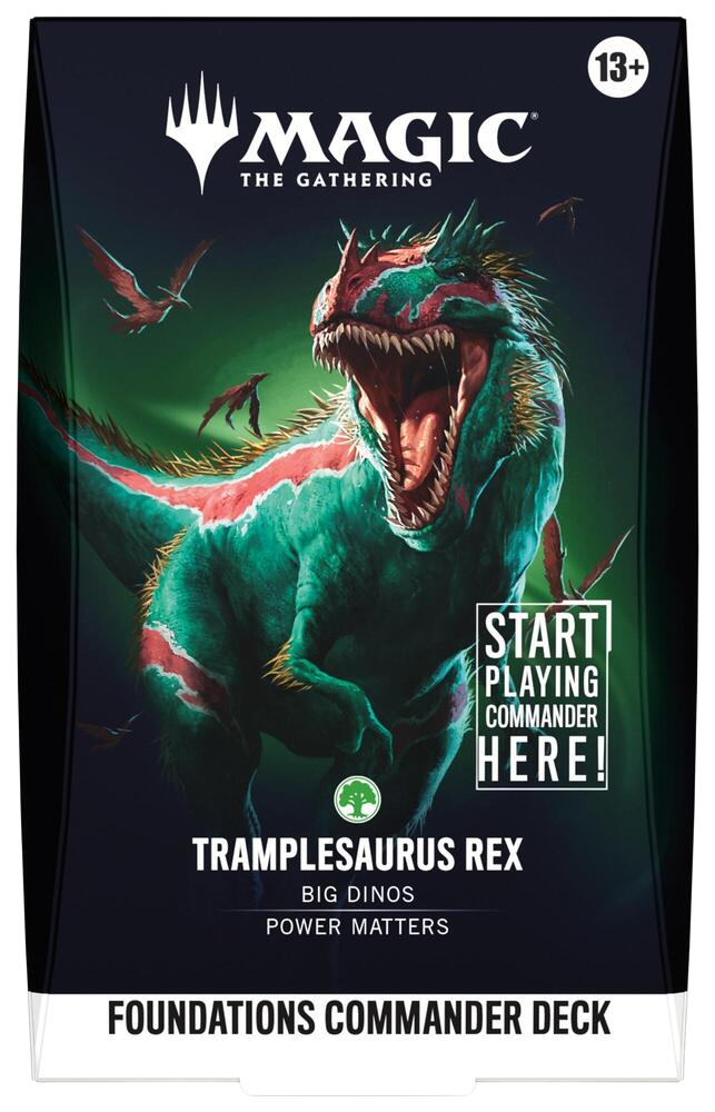 Foundations Commander Deck Tramplesaurus Rex