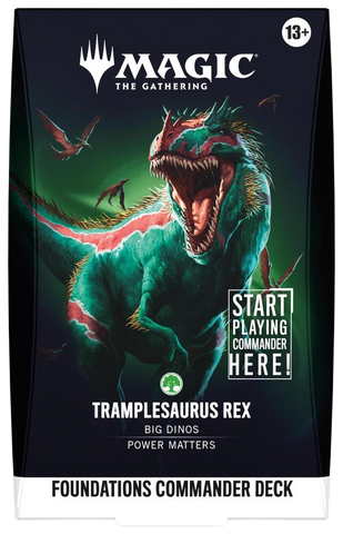 Foundations Commander Deck Tramplesaurus Rex