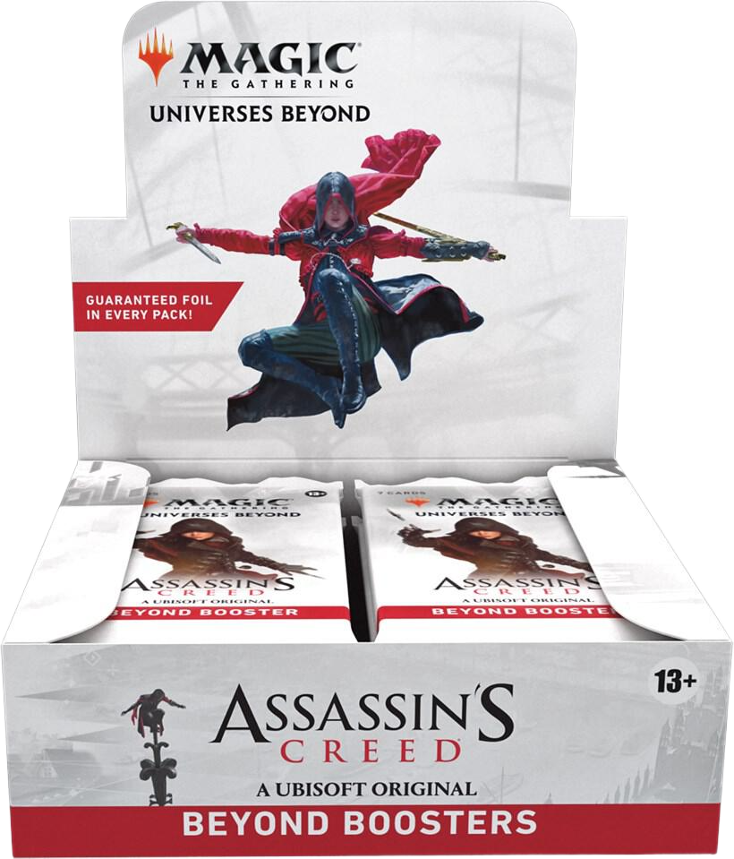 Universes Beyond Assassins Creed Beyond Booster Display