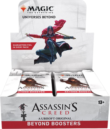 Universes Beyond Assassins Creed Beyond Booster Display