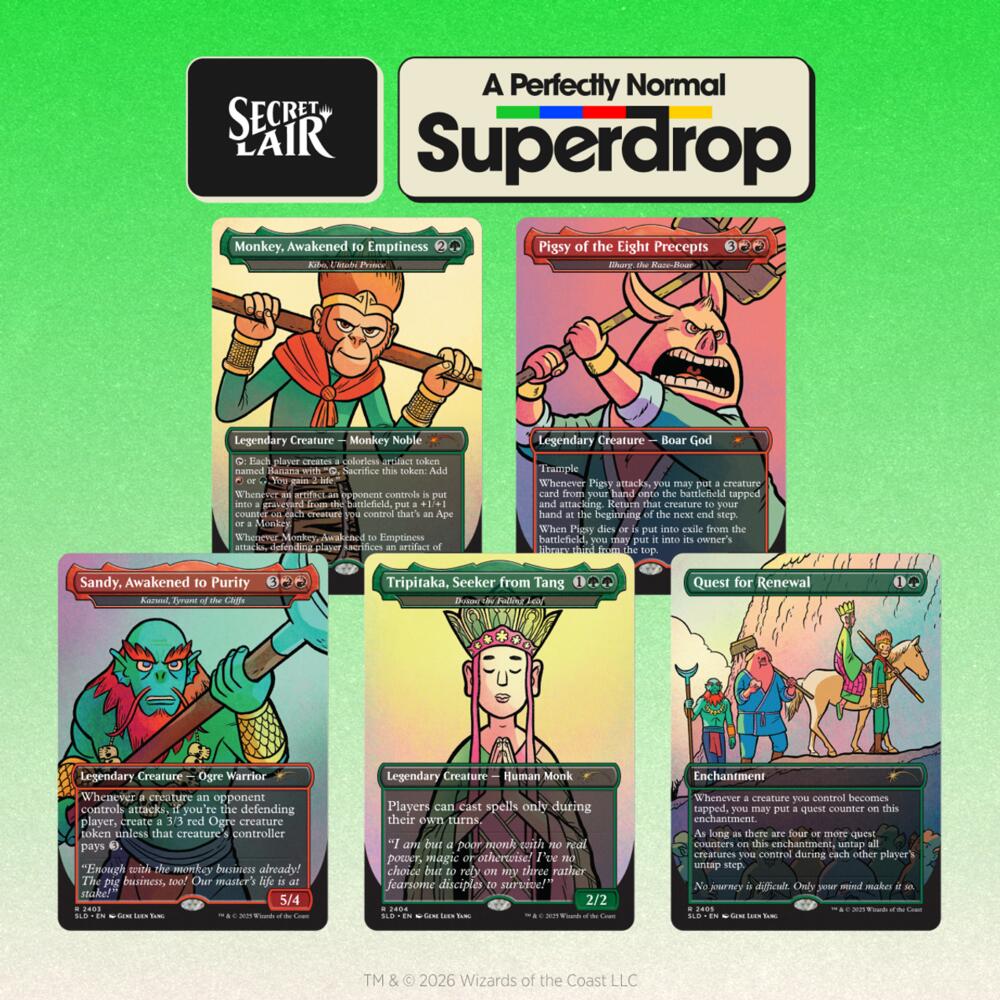 Secret Lair Drop Featuring Gene Luen Yang Non Foil Edition