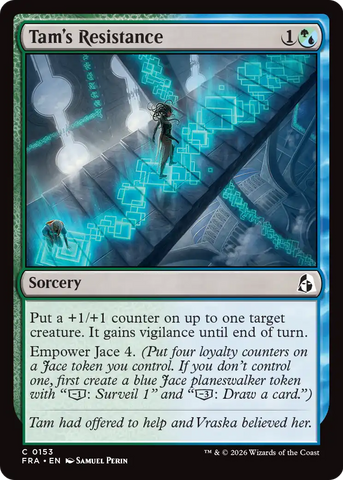 Tam's Resistance 153 (Reality Fracture)  - Foil