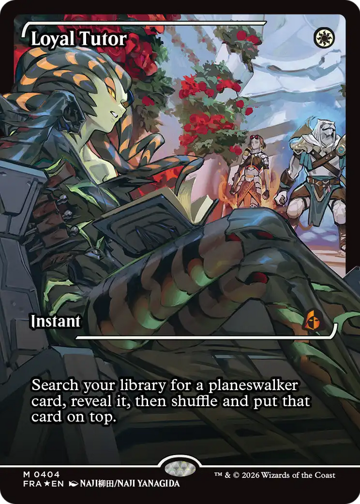 Loyal Tutor 404 (Reality Fracture)  - Showcase Foil