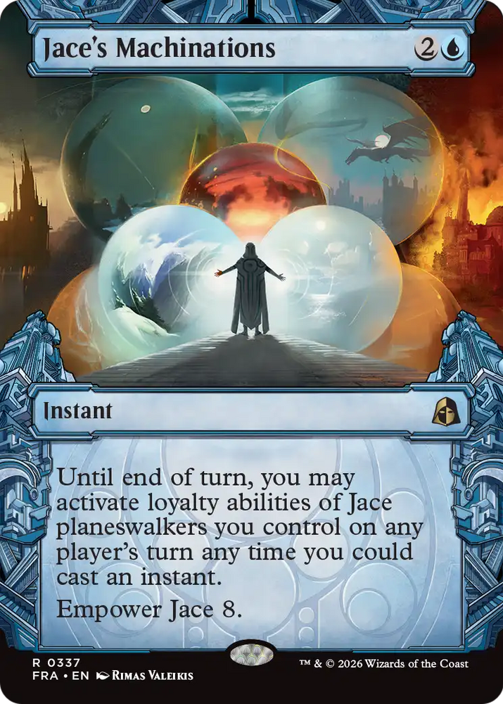 Jace's Machinations 337 (Reality Fracture)  - Showcase Foil