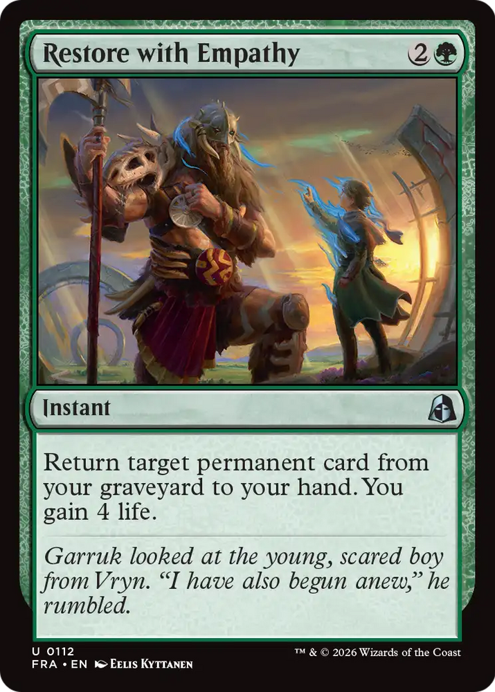 Restore with Empathy 112 (Reality Fracture)  - Foil