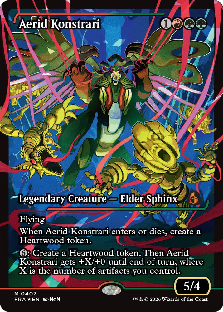 Aerid Konstrari 407 (Reality Fracture)  - Showcase Foil