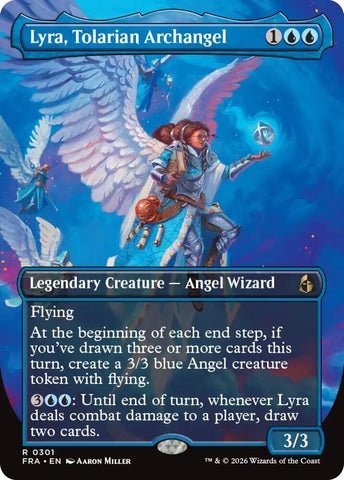Lyra, Tolarian Archangel 301 (Reality Fracture)  - Borderless Foil