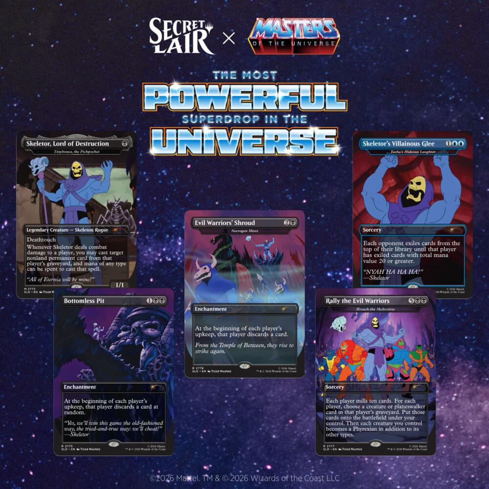 Secret Lair Drop Secret Lair x Masters of the Universe Nyah ha ha Non Foil Edition