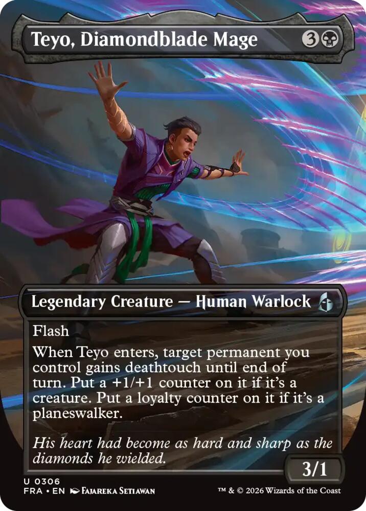 Teyo, Diamondblade Mage 306 (Reality Fracture)  - Borderless