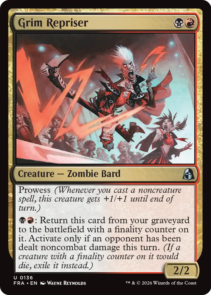 Grim Repriser 136 (Reality Fracture)  - Foil