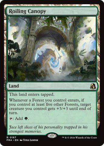 Roiling Canopy 187 (Reality Fracture)  - Foil