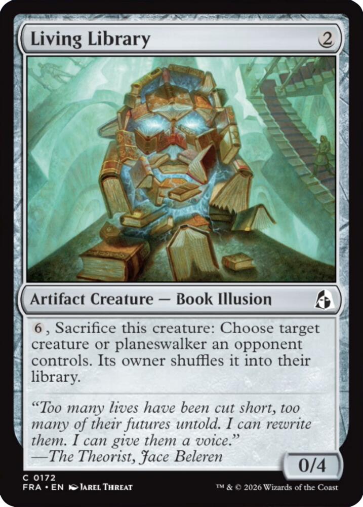 Living Library 172 (Reality Fracture)  - Foil