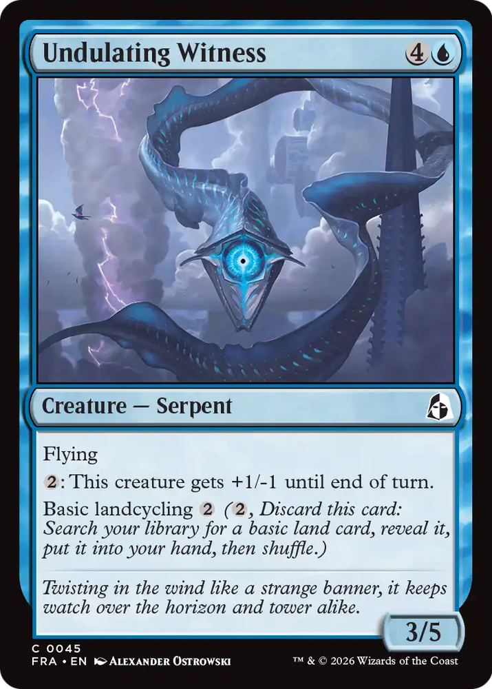 Undulating Witness 45 (Reality Fracture)  - Foil