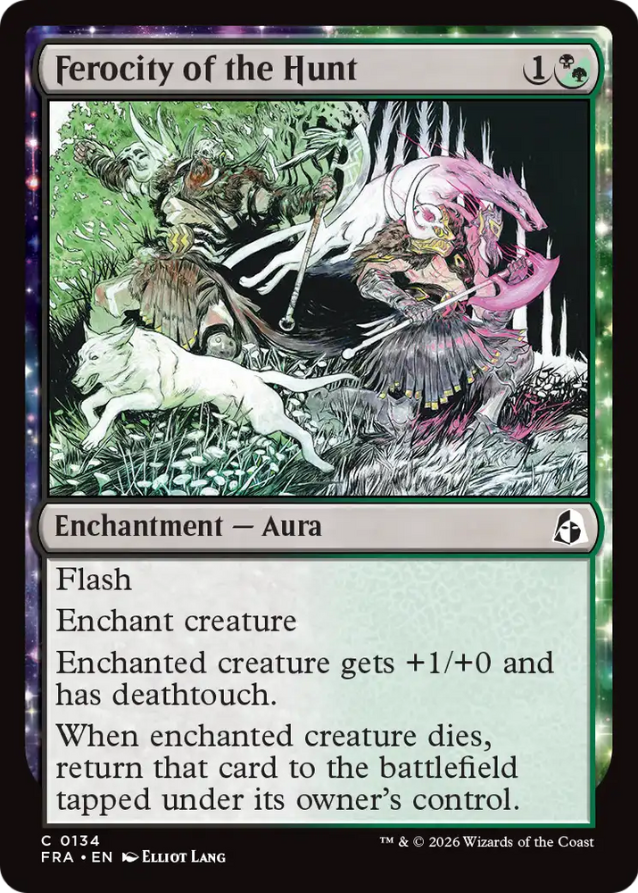 Ferocity of the Hunt 134 (Reality Fracture)  - Foil