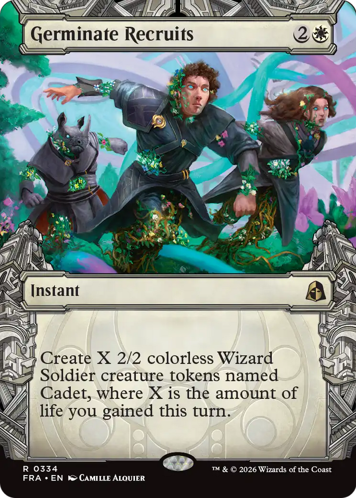 Germinate Recruits 334 (Reality Fracture)  - Showcase Foil