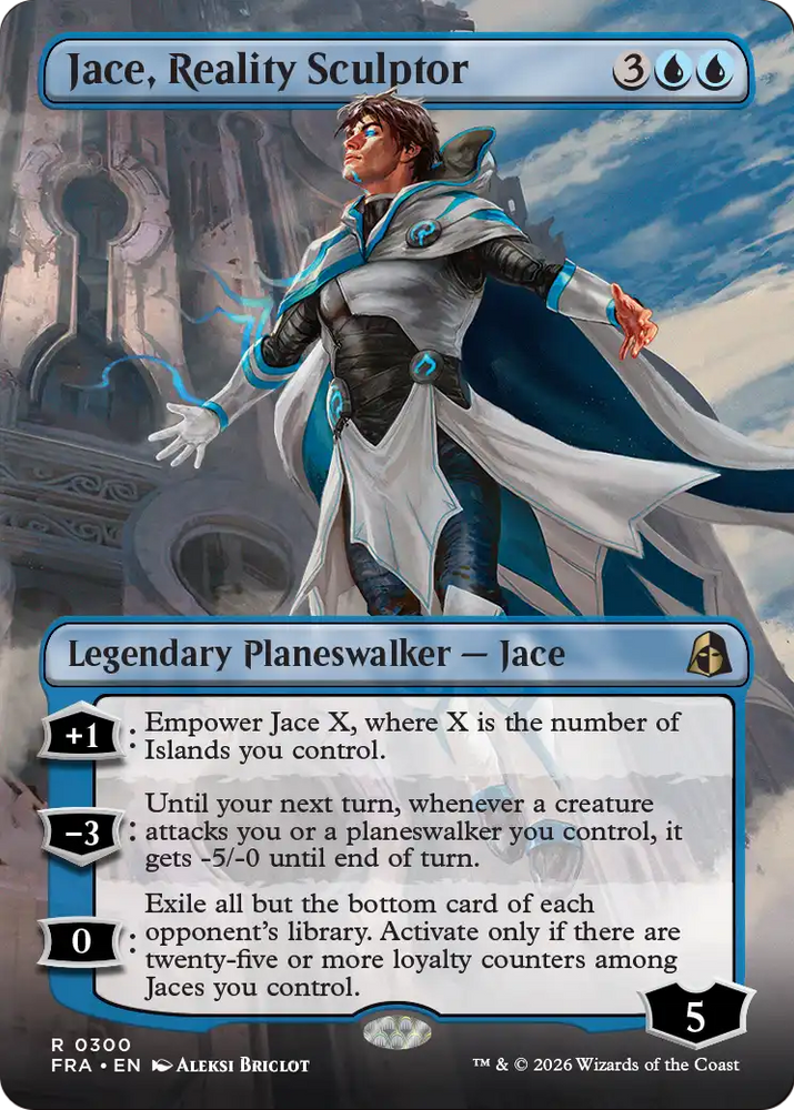 Jace, Reality Sculptor 300 (Reality Fracture)  - Borderless Foil