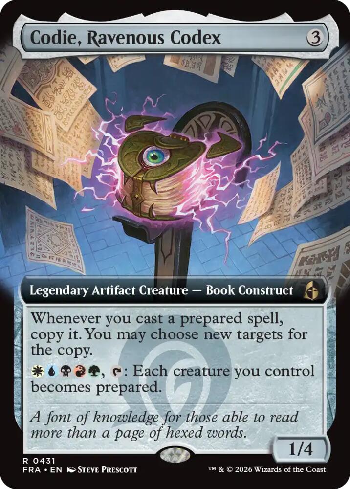 Codie, Ravenous Codex 431 (Reality Fracture)  - Extended Art