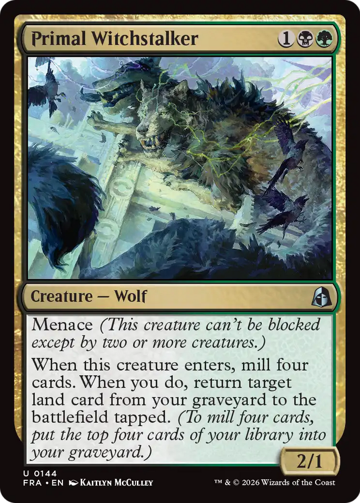 Primal Witchstalker 144 (Reality Fracture)  - Foil