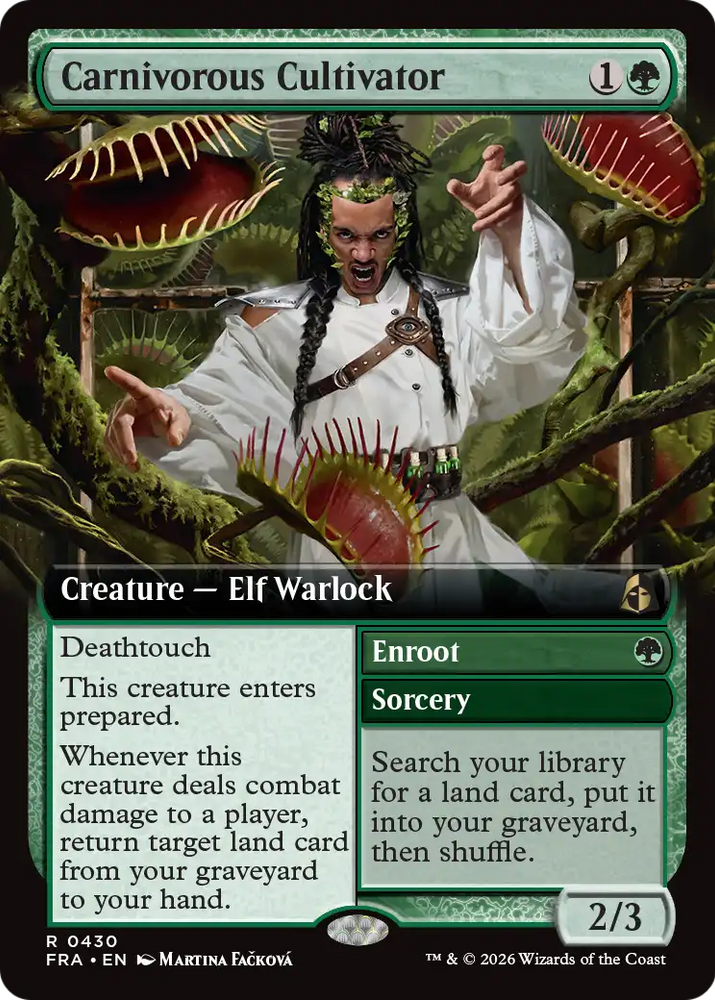 Carnivorous Cultivator // Enroot 430 (Reality Fracture)  - Extended Art Foil