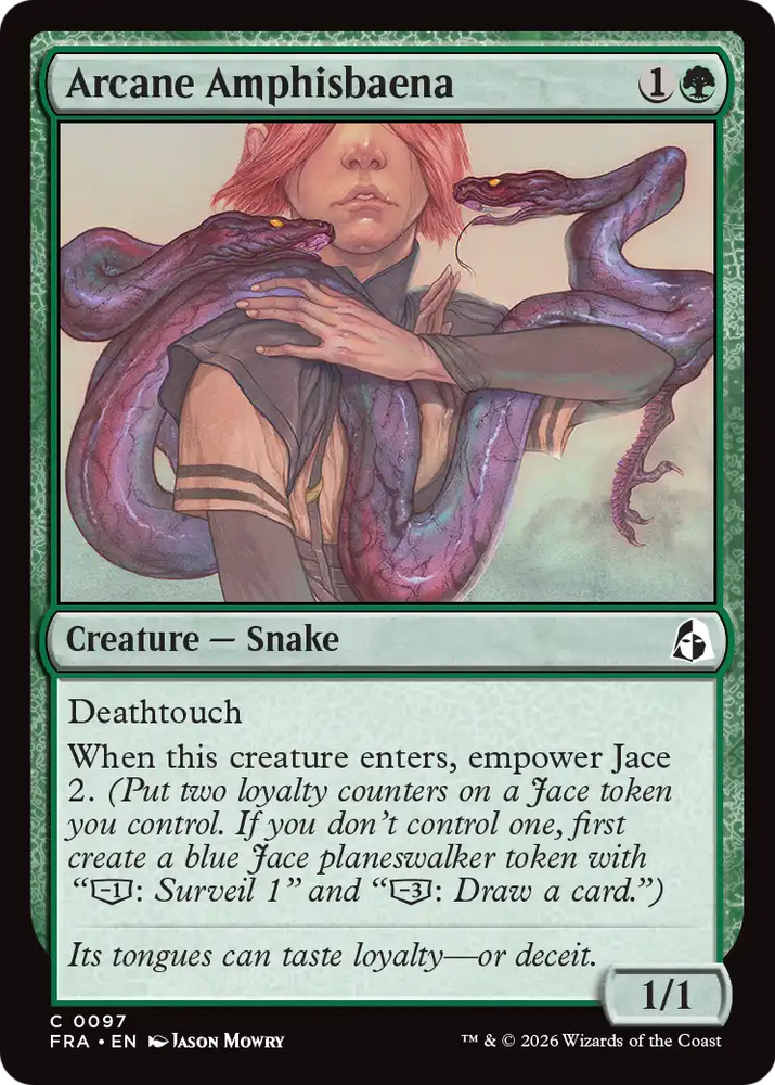 Arcane Amphisbaena 97 (Reality Fracture)  - Foil