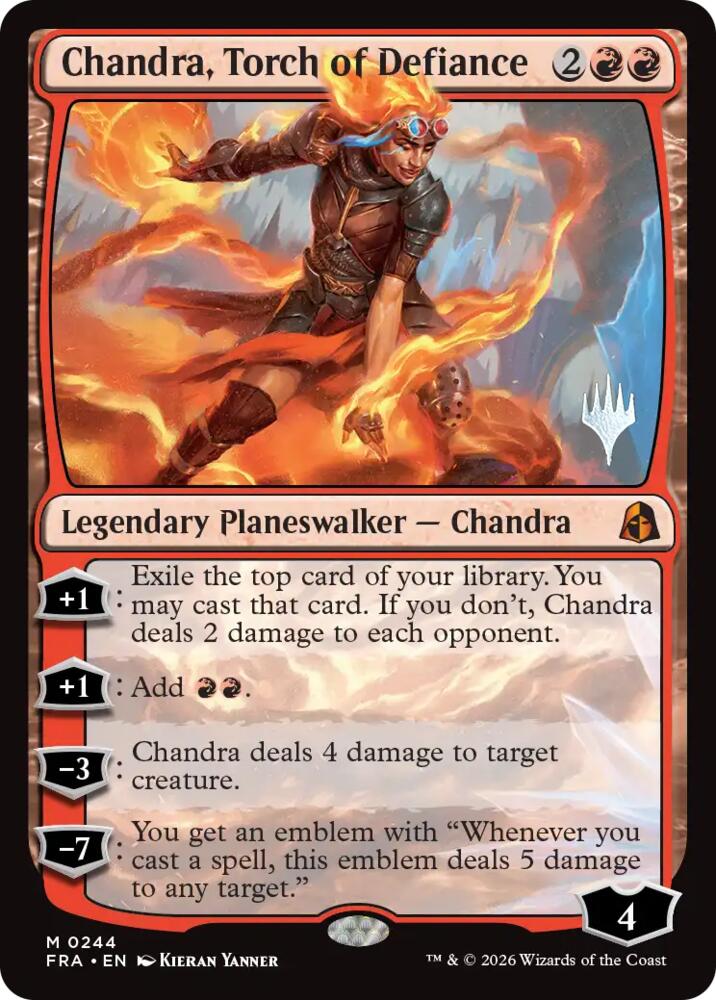 Chandra Torch of Defiance 244 (Promo Pack: Reality Fracture) 