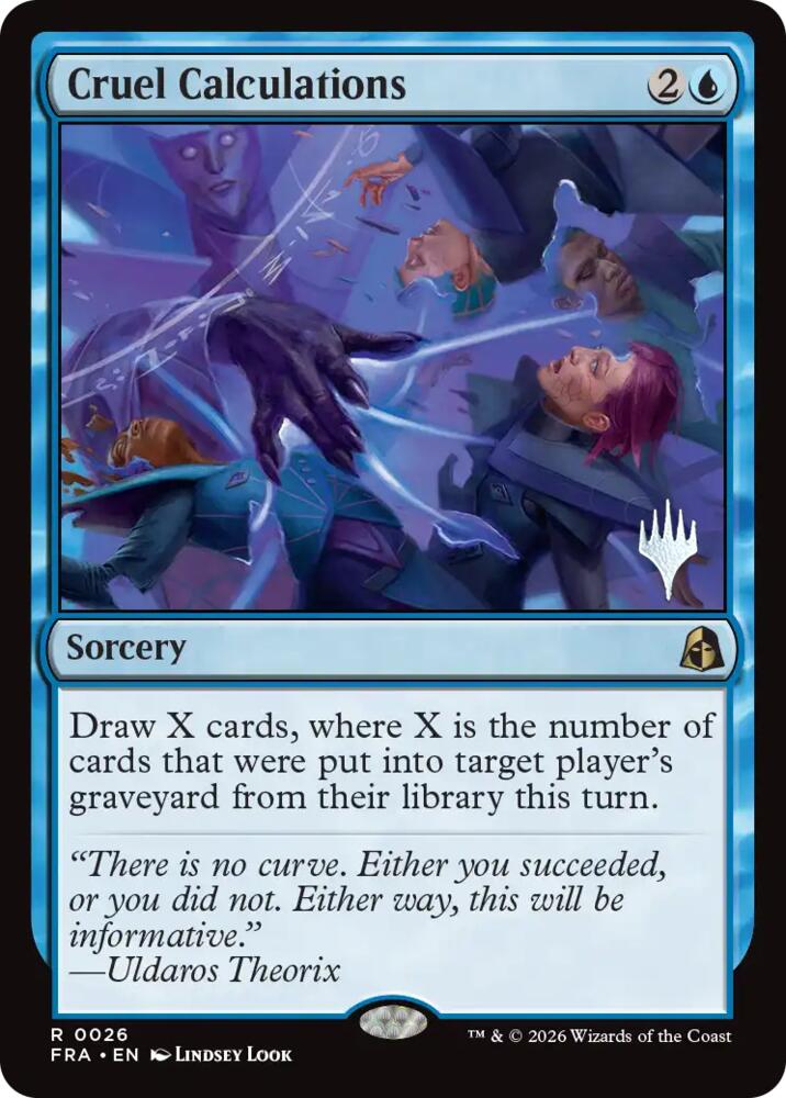 Cruel Calculations 26 (Promo Pack: Reality Fracture)  - Foil
