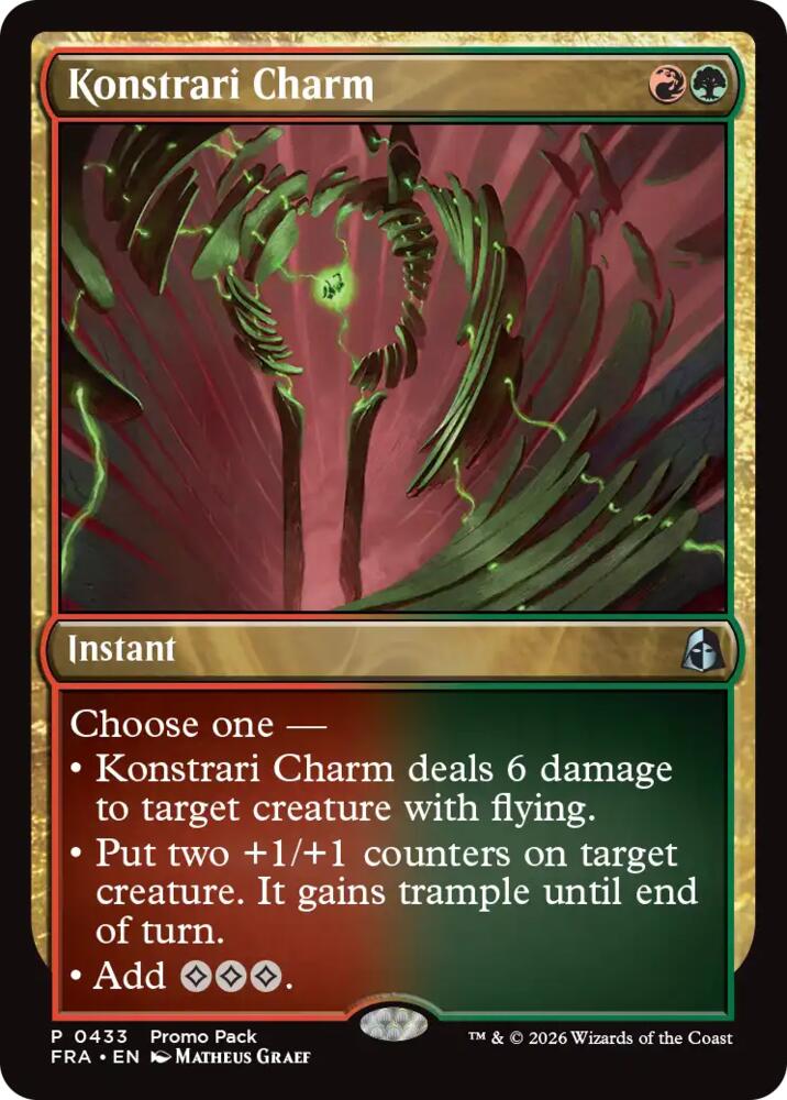 Konstrari Charm 433 (Promo Pack: Reality Fracture)  - Foil