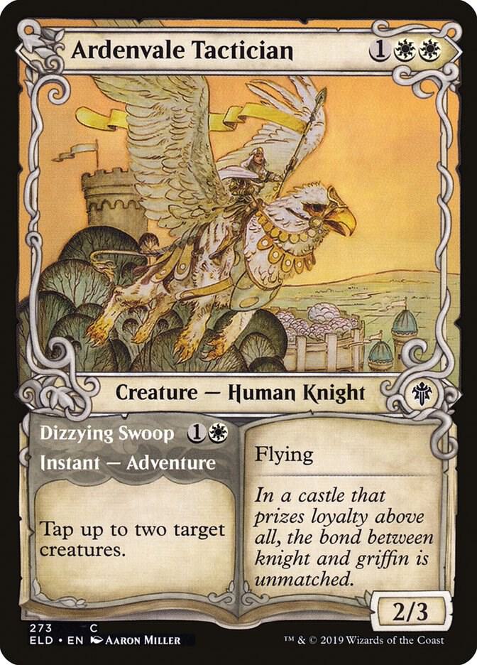 Ardenvale Tactician // Dizzying Swoop 273/269 (Throne of Eldraine)  - Showcase Foil