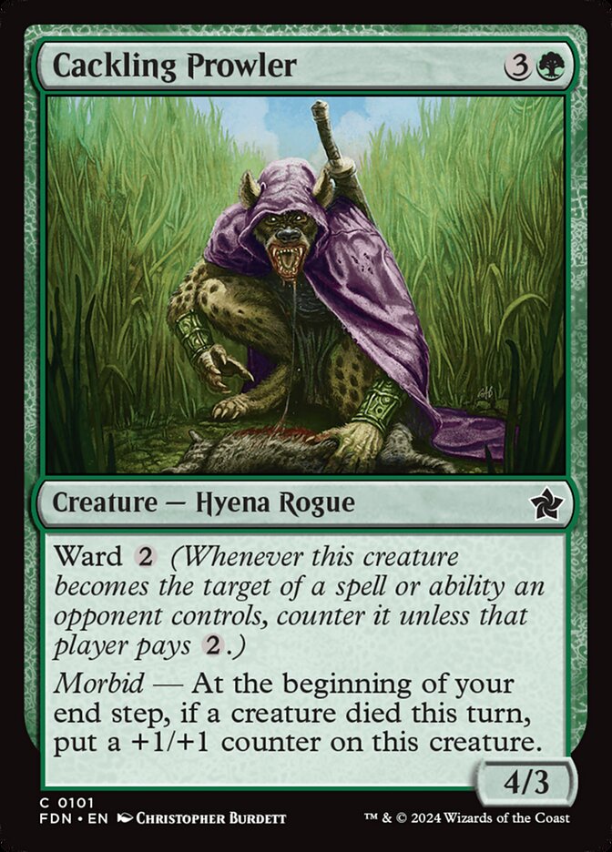 Cackling Prowler 101/291 (Foundations)  - Foil