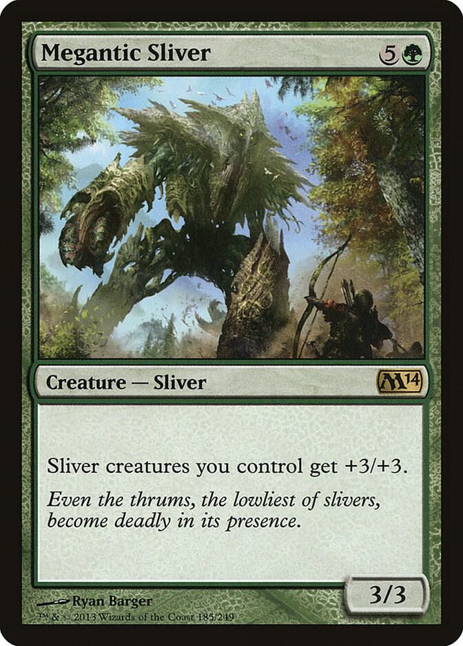 Megantic Sliver 185/249 (Magic 2014 (M14))  - Foil