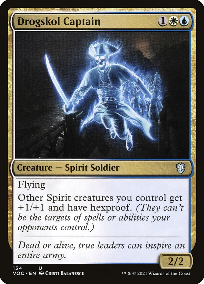 Drogskol Captain 154/38 (Commander: Innistrad: Crimson Vow) 