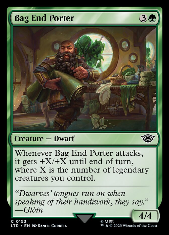 Bag End Porter 153 (Universes Beyond: The Lord of the Rings: Tales of Middle-earth)  - Foil