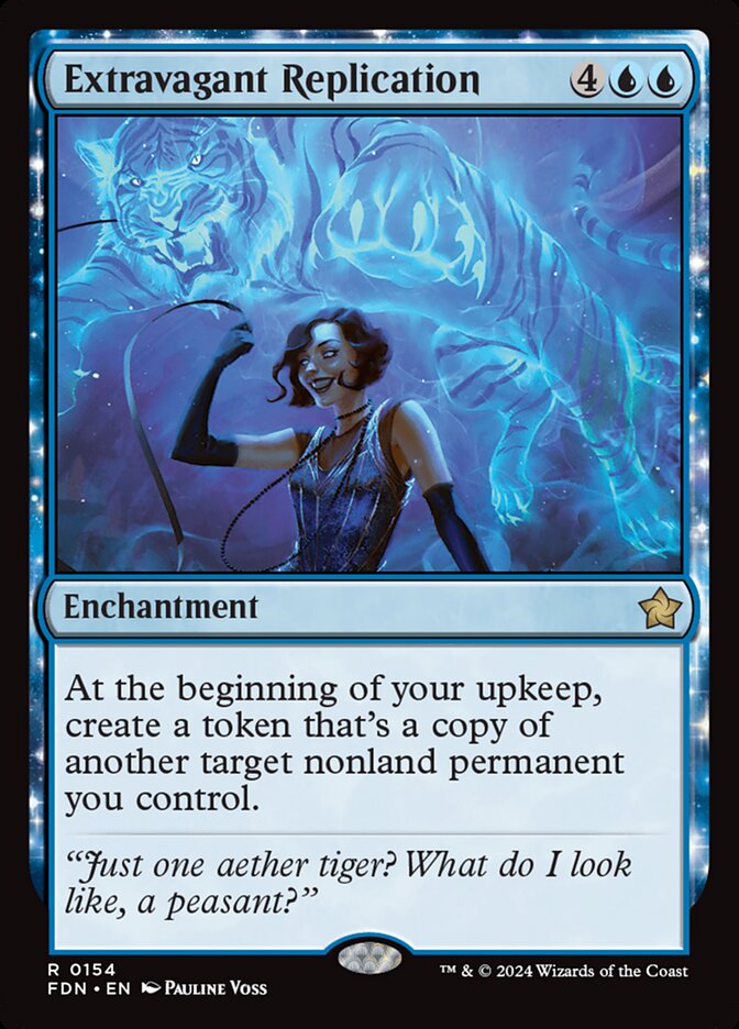 Extravagant Replication 154/291 (Foundations)  - Foil