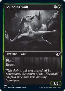 Bounding Wolf 170/534 (Innistrad: Double Feature) 