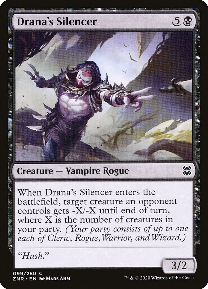 Drana's Silencer 99/280 (Zendikar Rising)  - Foil